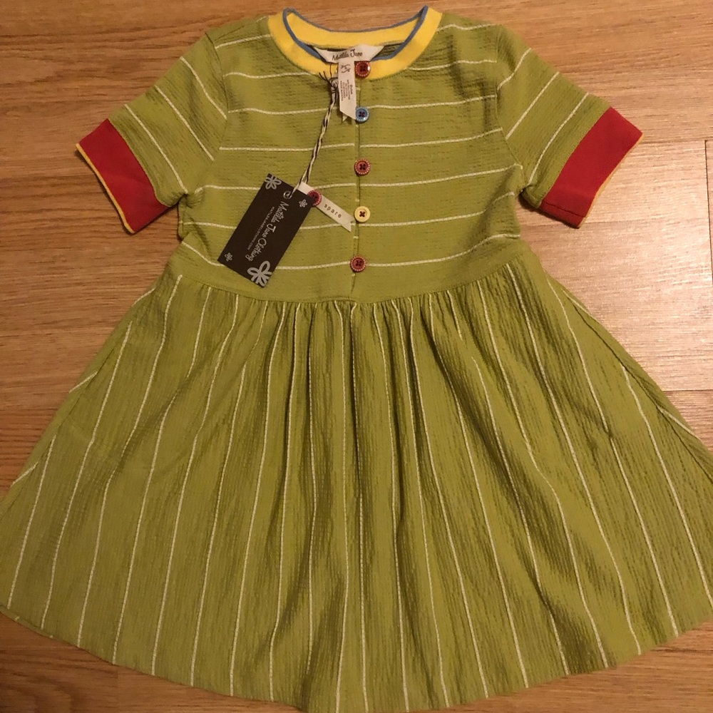 New “Matilda Jane” dress size 4 with tag and extra button